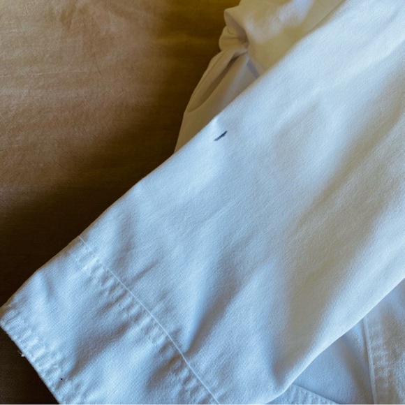 Greys Anatomy Women’s 3-Button Long Sleeve White Lab Coat Scrub Top Size Size S - Picture 13 of 15